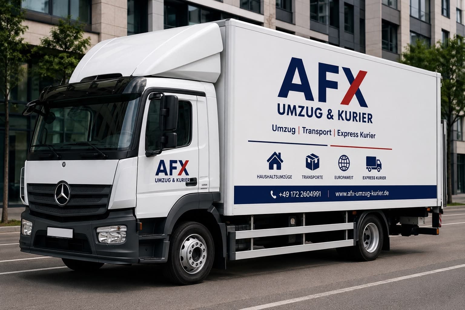 AFX Umzug & Kurier moving truck